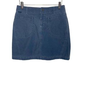 Kuhl Slate Blue Mini Skirt Size 6